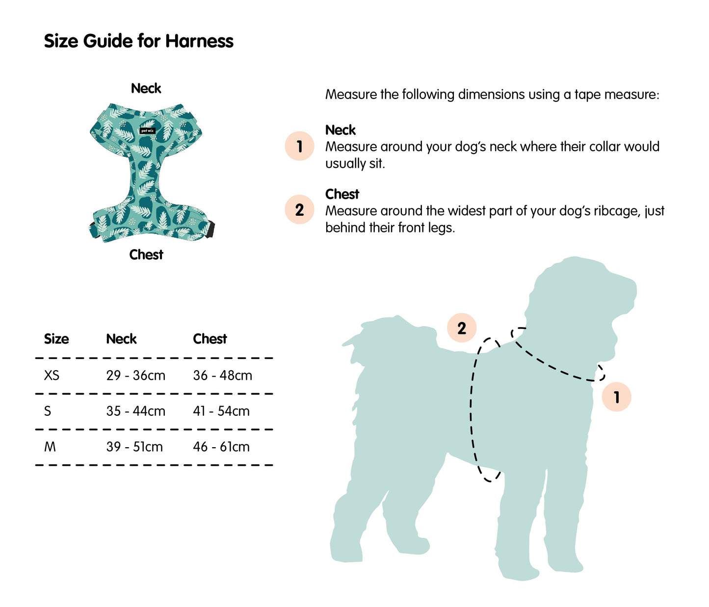 Harness - 3 Patterns Available