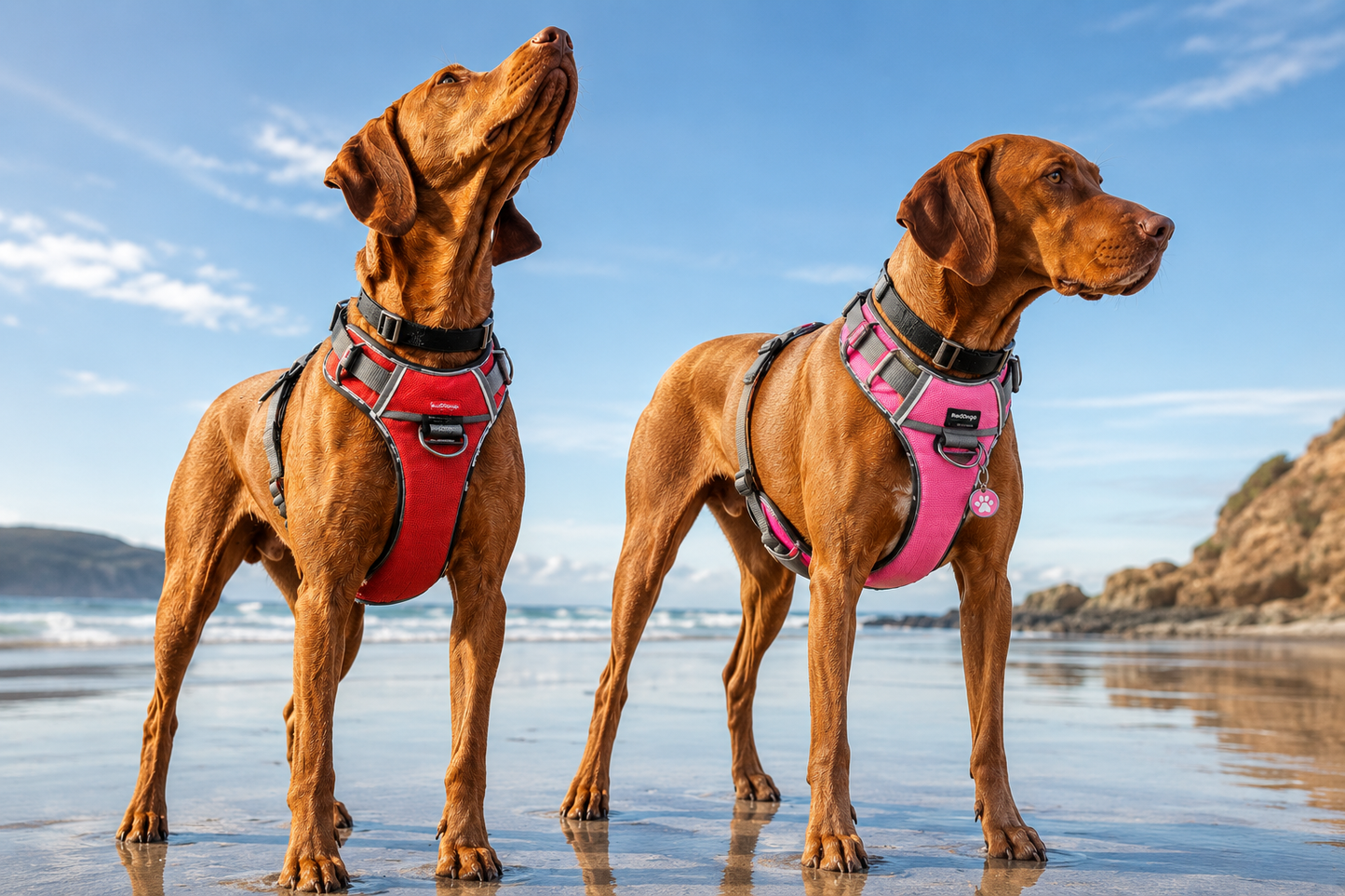 Red Dingo Padded Harness