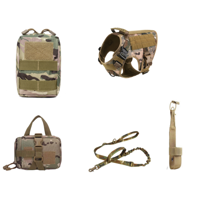 E.T.F Tactical Dog Harness Set